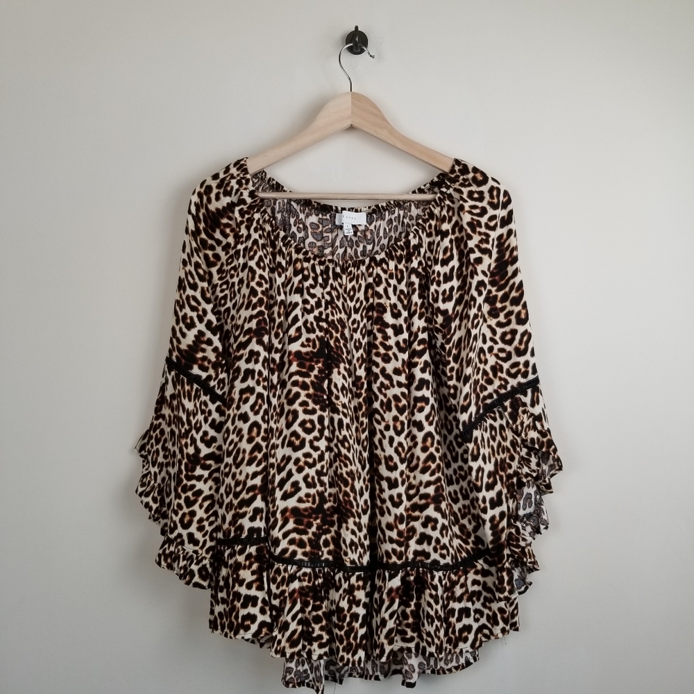 Fever Animal Print Top Large
